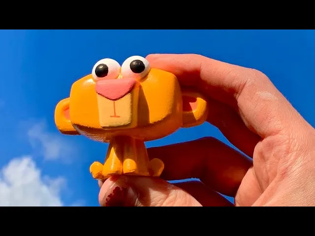 painting a 3d printed simba figure!(ultimate lion king version